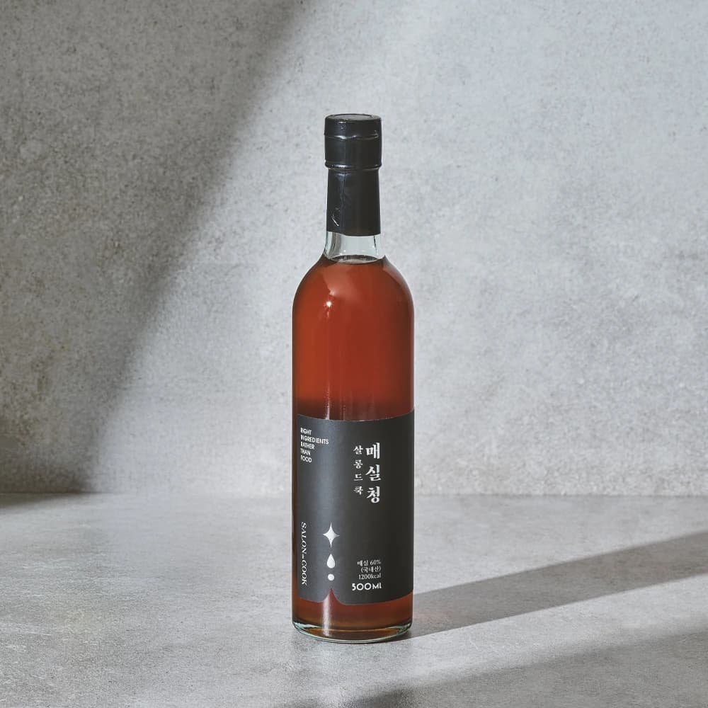 100% 고흥 매실로 만든 매실청 과일청 500ml(업체별도 무료배송)