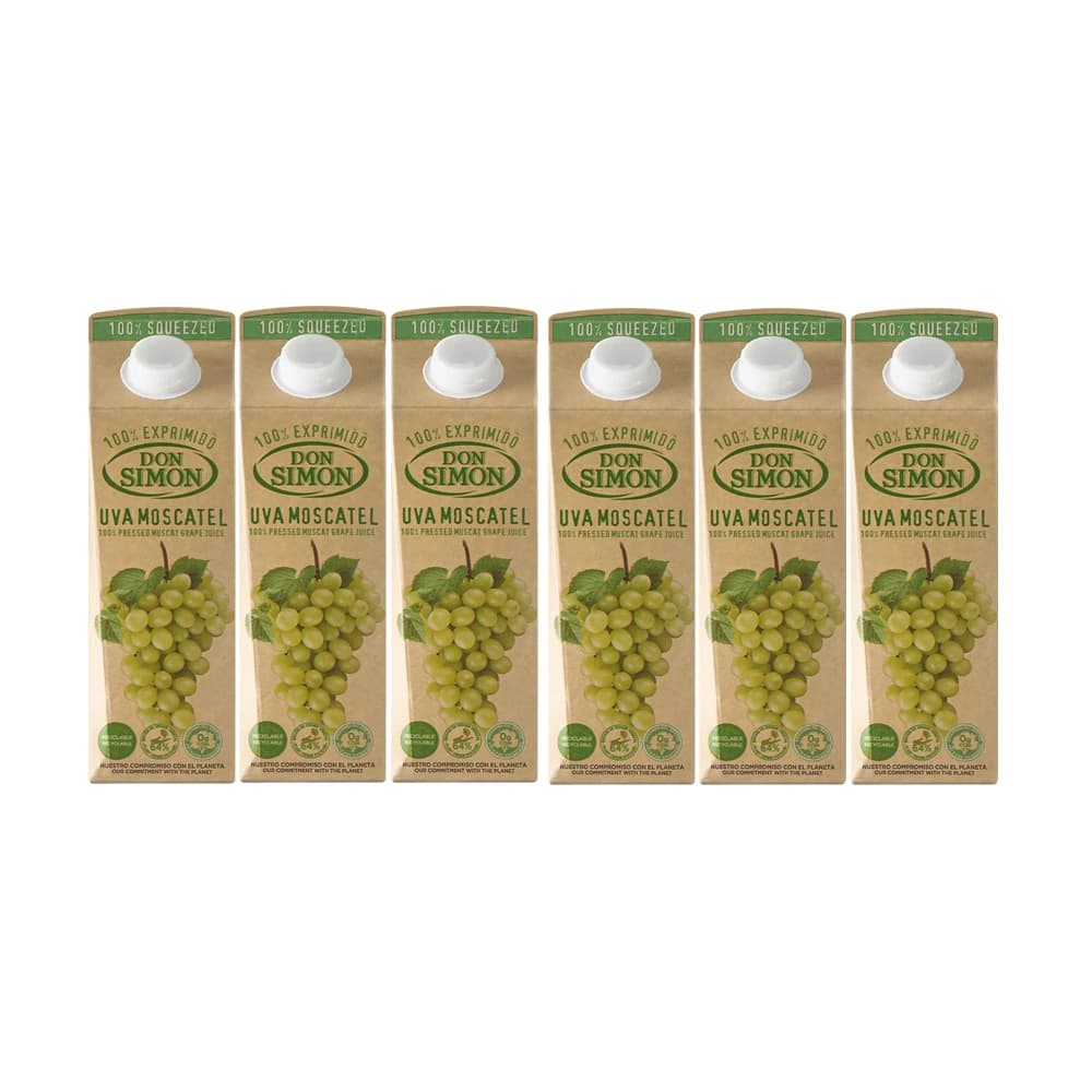 돈시몬 100% NFC 착즙주스 머스캣포도 1L 6입 (업체별도 무료배송)