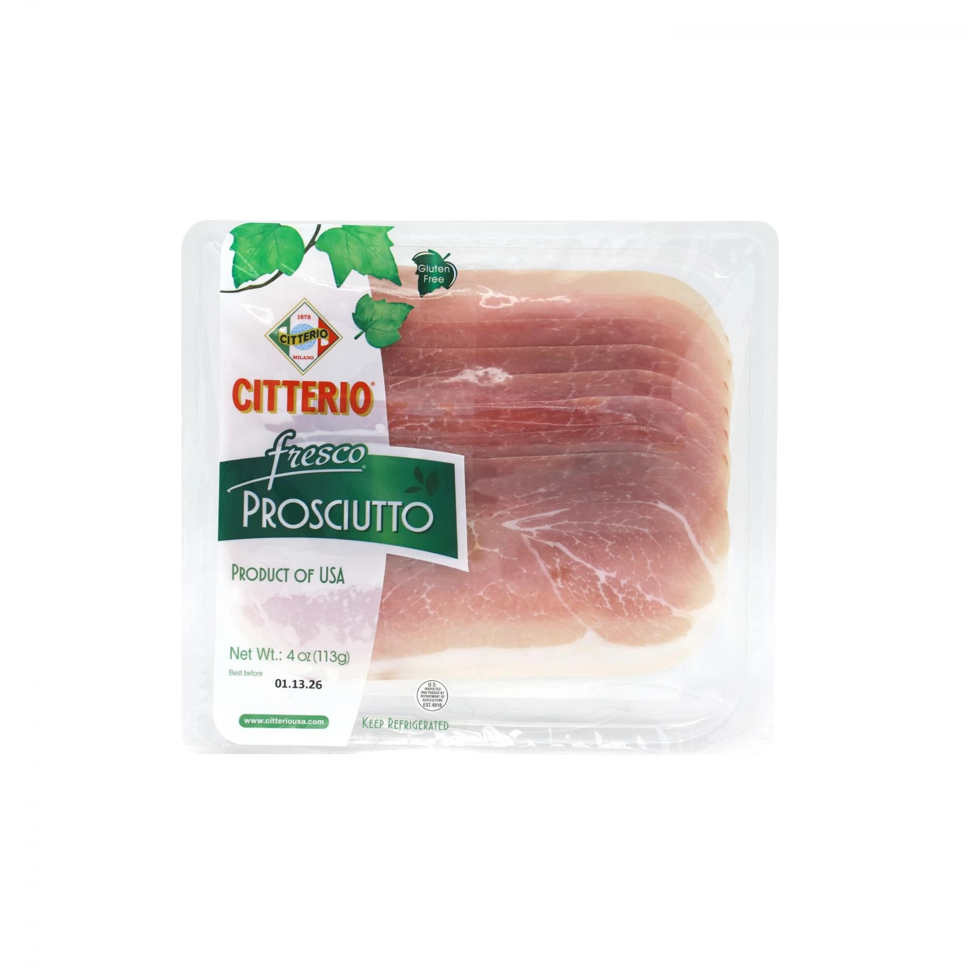 치테리오 프로슈토 슬라이스 113g x 2개 (업체별도 무료배송)