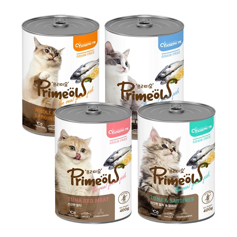 고양이 캔 400g x 3개(맛 랜덤) (업체별도 무료배송)