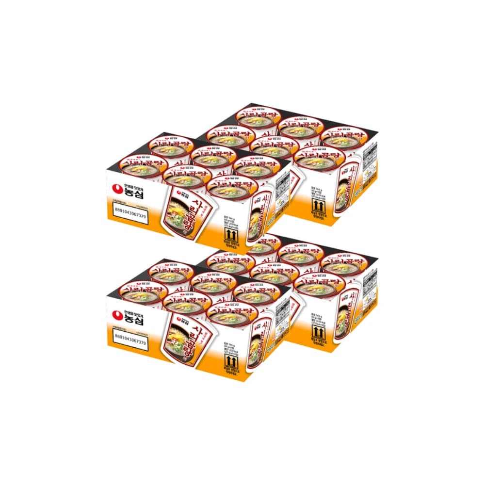 농심 사리곰탕 컵 61g 24개