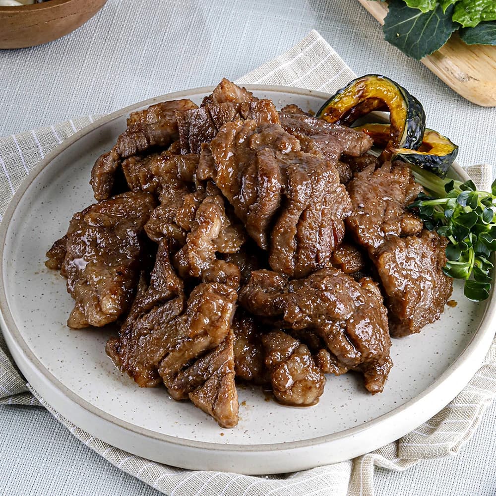 칼집 돼지왕구이 1kg (업체별도 무료배송)