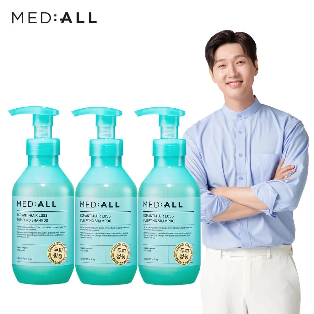 퓨리파잉 청정강화 샴푸 300mL x 3개 (탈모증상완화 기능성)