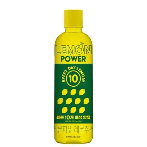 레몬파워 레몬주스 레몬즙 500g 20개