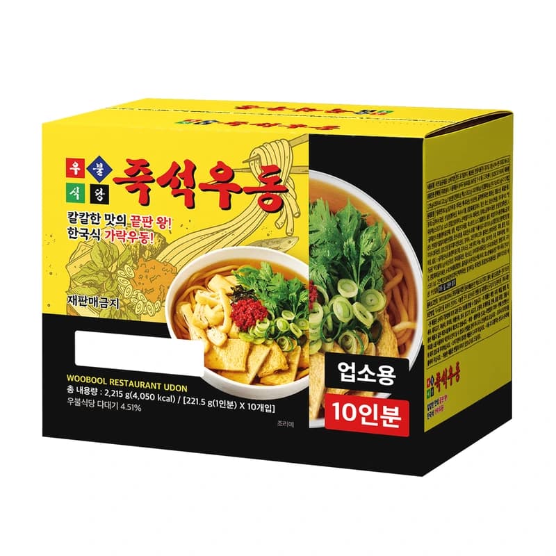 즉석우동 221.5g*10개입 x 1번들 다양 외 다양