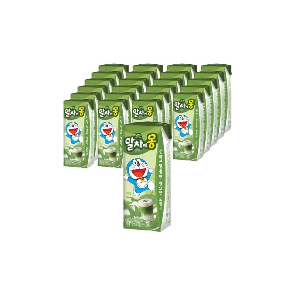 남양유업 말차에몽 우유 190ml x 24개