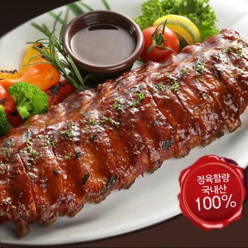 바베큐폭립 500g (업체별도 무료배송)[막주는신선]