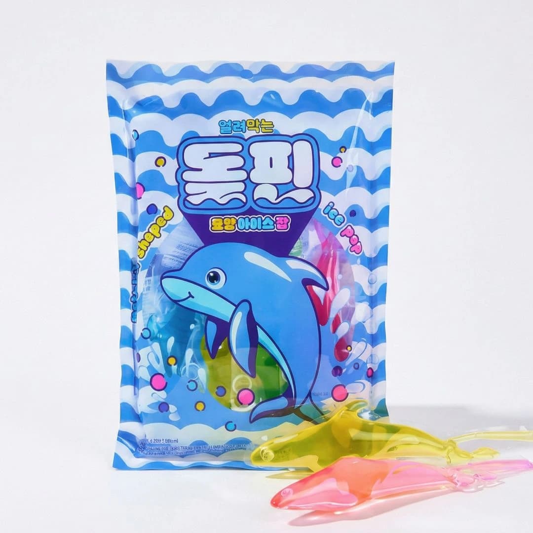 얼려먹는 돌핀모양 아이스팝 120g x 80봉지