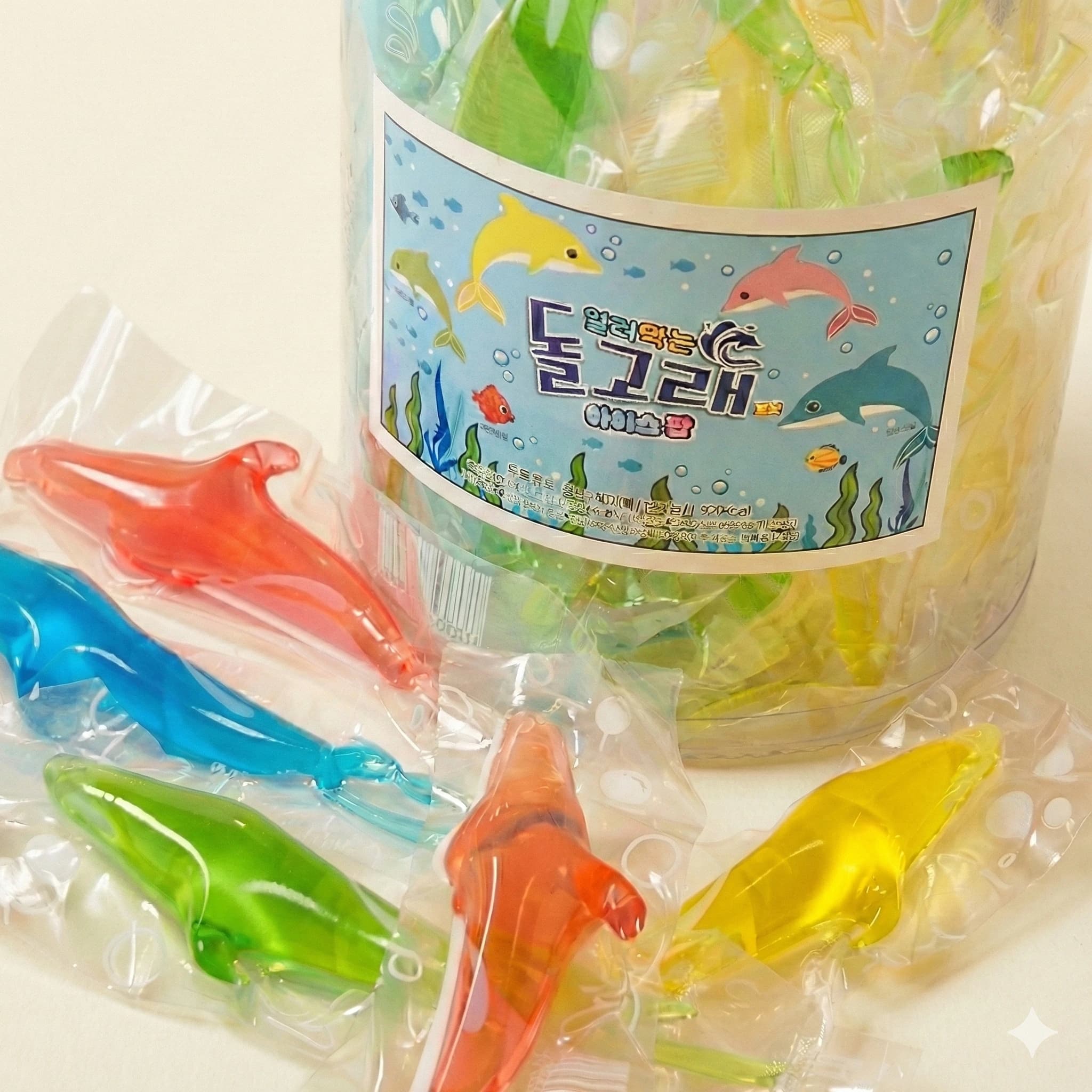 돌고래·곰 모양 아이스팝 1.2kg