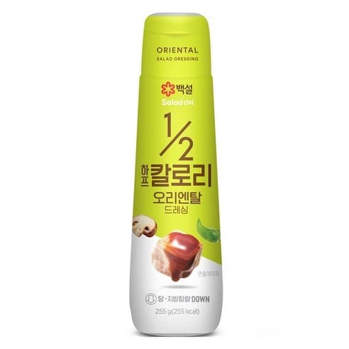 하프칼로리 오리엔탈드레싱 255g x 4개 (업체별도 무료배송)