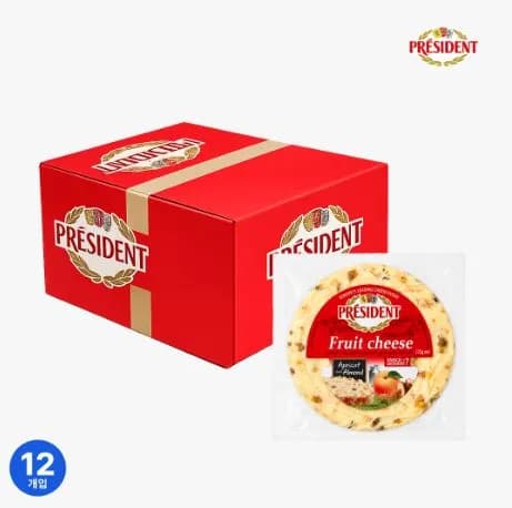 프루츠 앤 넛츠 크림치즈 125g*12개