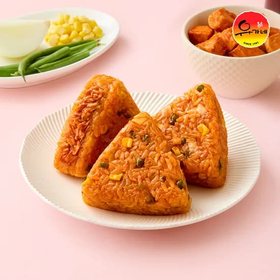 유가네 꾸운 주먹밥 100g x 10팩 (불닭/닭불고기) (업체별도 무료배송)