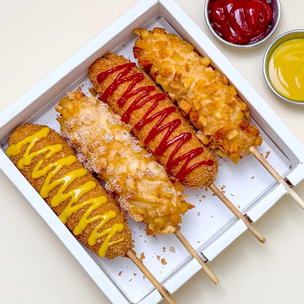40년전통 리만월 수제 핫도그 130g x 3개 (업체별로 무료배송)