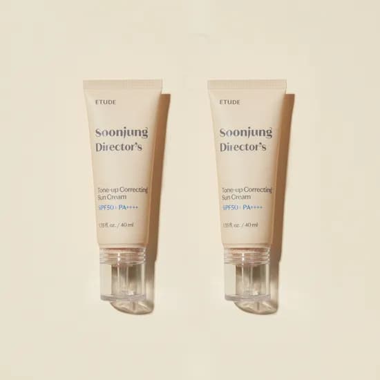 에뛰드 순정디렉터 톤업 수정 선크림, 40ml, 2개