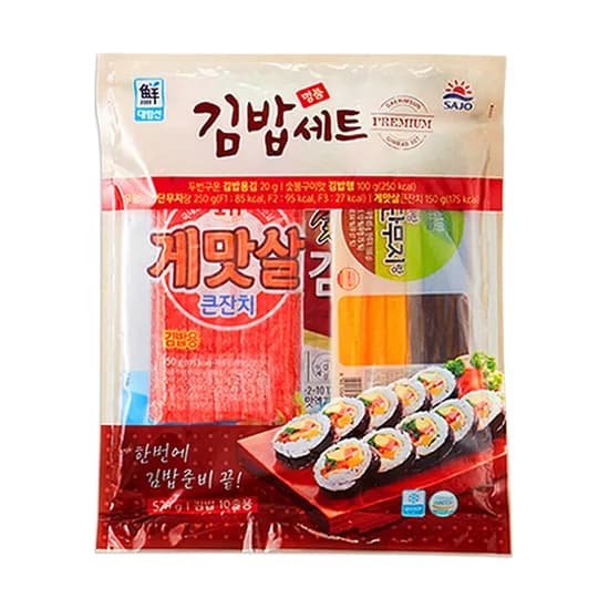 대림선 명품김밥세트 520g 10줄 1개