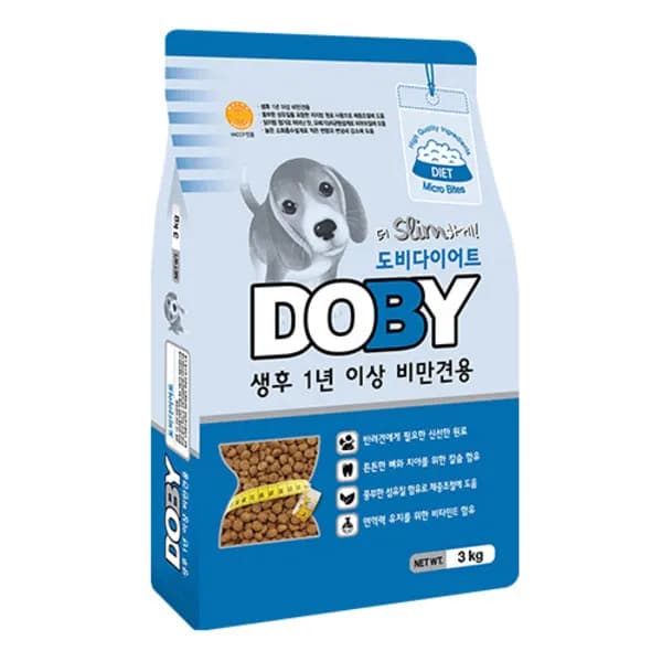 도비 체중조절 강아지사료 다이어트 3kg 1개