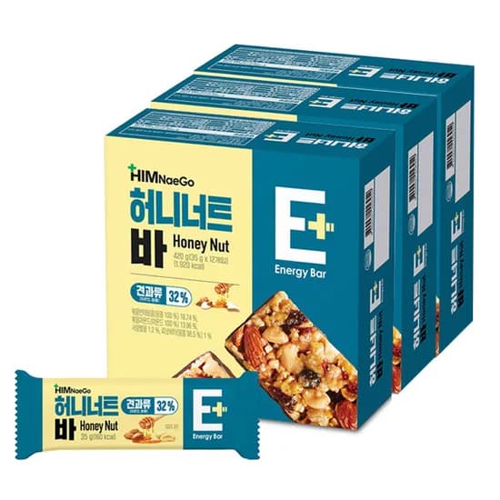 힘내고 허니너트바 35g 12개입