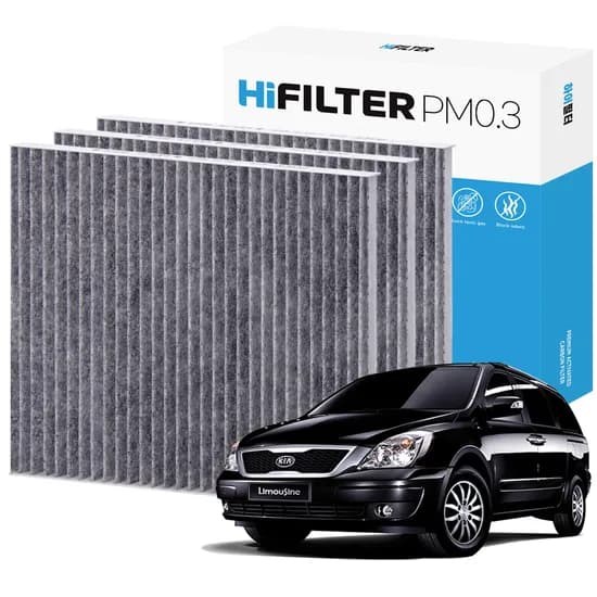 하이필터 PM 0.3 초미세먼지 활성탄 필터, 기아 그랜드 카니발R 2세대 VQ, 3개