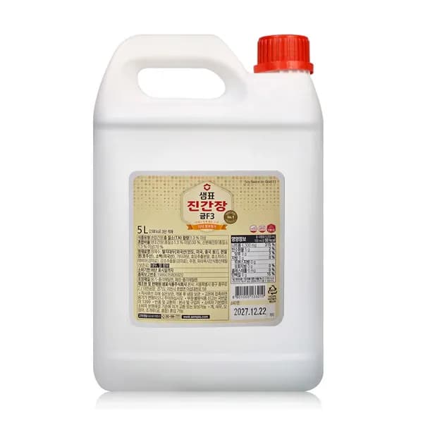 샘표 금F3 진간장 5L 1개 26,900원