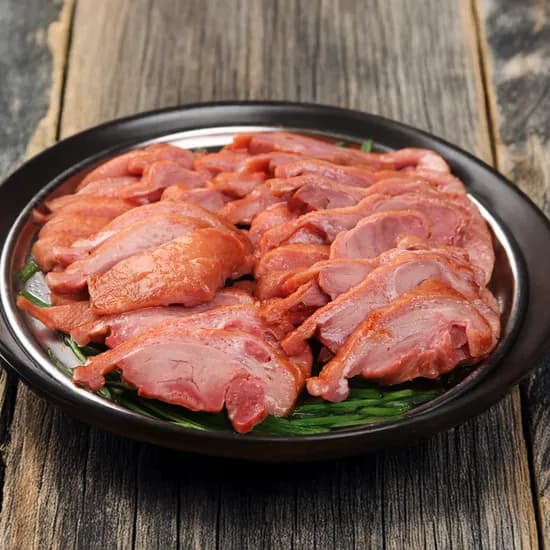훈제오리 슬라이스, 800g, 2팩 + 증정 허니맛 머스타드 양념, 1개