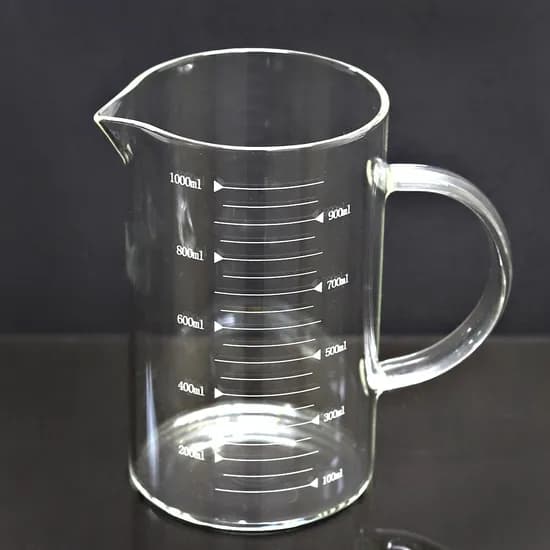 내열 유리 계량컵 1000ml 1개
