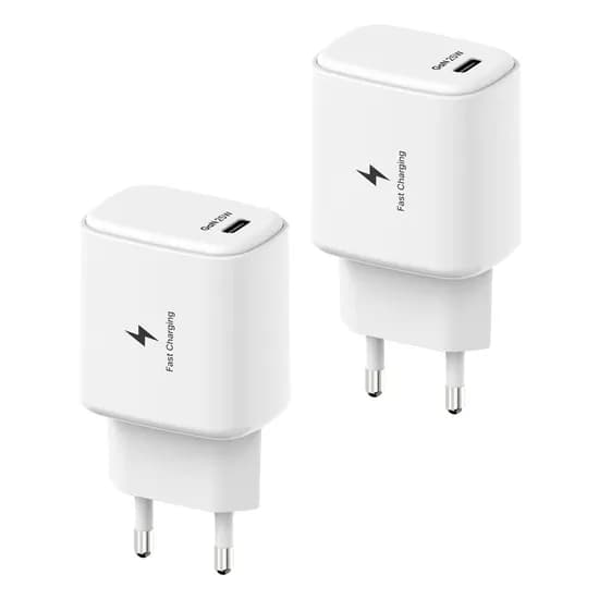 템플러 초고속 충전기 25W 1포트 PD PPS, 화이트, 2개