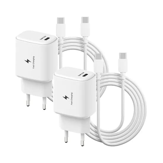 템플러 C타입 초고속 충전기, 25W, 1포트, PD PPS, 화이트, 2개