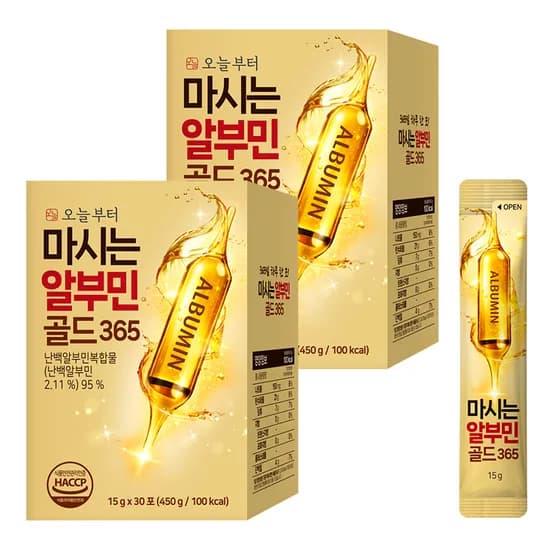 마시는 알부민 골드 365 60포 450g 1개