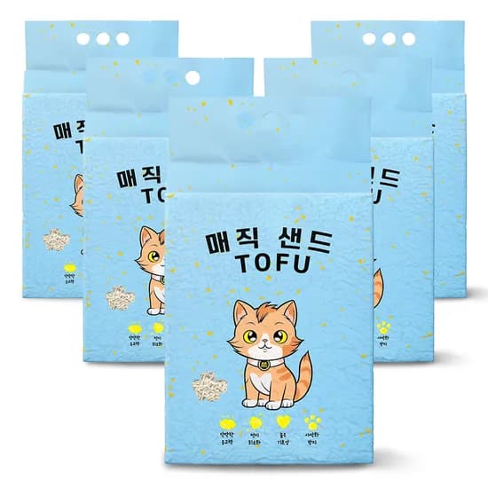 메디펫 고양이 두부모래, 라벤더향, 10L, 5개