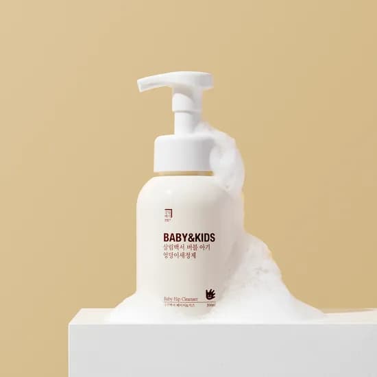 살림백서 베이비 앤 키즈 버블 아기 엉덩이세정제 300ml 2개