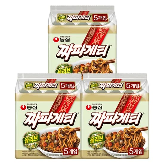 농심 올리브짜파게티 140g 15개