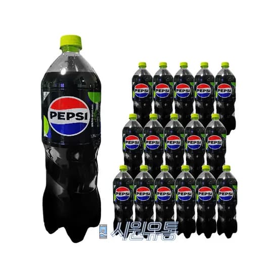 롯데칠성음료 펩시 제로슈거 라임, 업소용, 1.25L, 6개