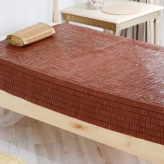여름 대나무 돗자리 내추럴 마작 대자리 쇼파 침대, 탄화 마작, 90x180cm