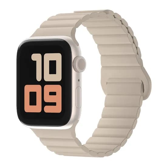 스카이 애플워치 마그네틱 실리콘 스트랩 샌드 베이지 38/40/41mm 1개