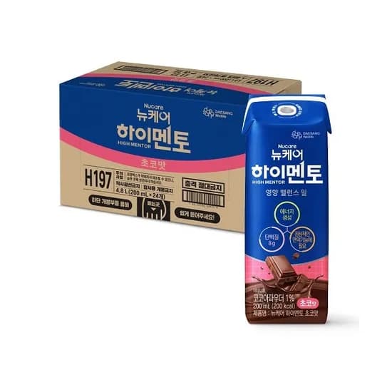 뉴케어 하이멘토 초코맛 200ml 24팩 1박스