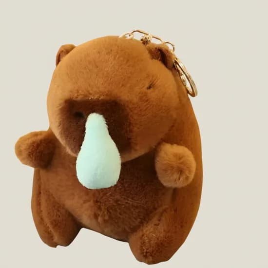 몽드네 카피바라 인형 키링 훌쩍 콧물 1개