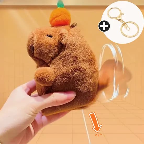 몽드네 카피바라 키링 흔들 꼬리 1개