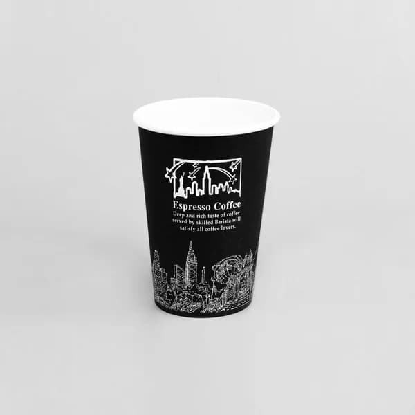 종이컵 뉴욕 블랙 390ML 100개