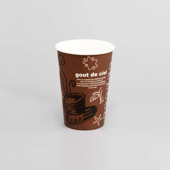 커피 브라운 종이컵, 390ml, 100개입, 1개