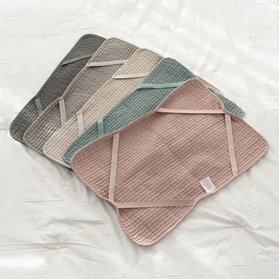 마더스홈 매일 빨아쓰는 피그먼트 순면 베개커버, 밴드형, 그레이, 50x70cm, 2개