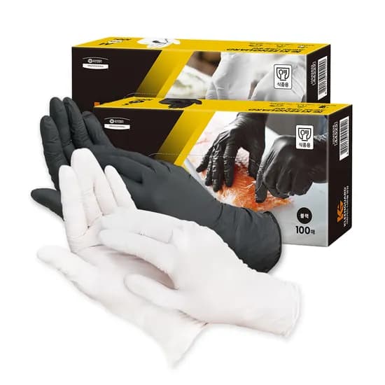 크린가드 식품용 니트릴장갑 블랙 L 200매 16,900원