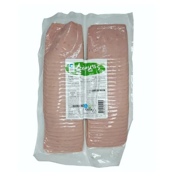 청정원 슬라이스햄 S 1kg 1개