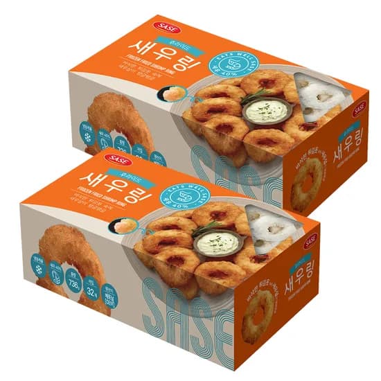 사세 후라이드 새우링 736g 2개