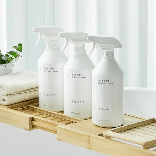생활공작소 욕실용 세정제 750ml 3개