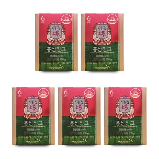 정관장 홍삼진고 100g 5개