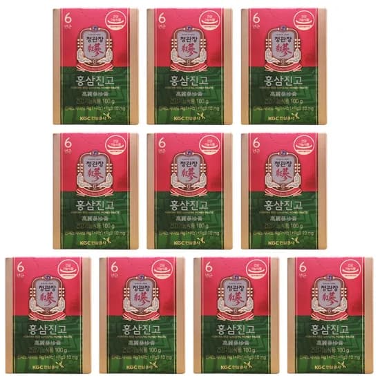 정관장 홍삼진고 100g 10병