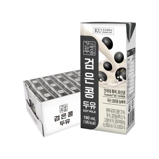 건국유업 검은콩 두유 190ml 24개
