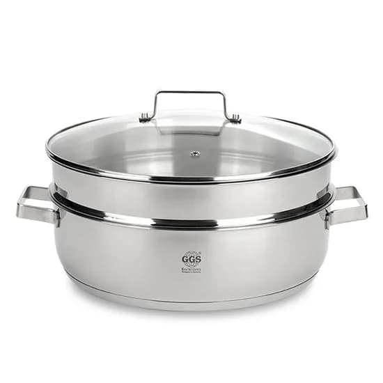 GGS 스텐 찜냄비 32cm 1개
