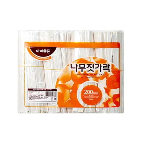 카시안 아이존 나무젓가락 200개 6,800원
