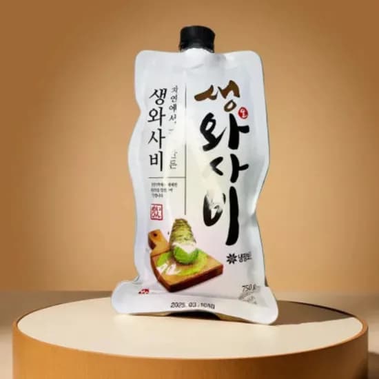 주비푸드 자연에서 갈아만든 생와사비 750g 1개